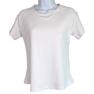 IBKUL White Cooling Top XS UPF 50+ Short Sleeve Athletic Golf Tennis Performance